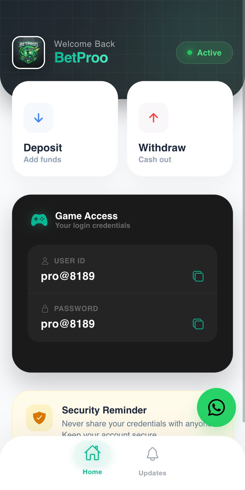 BetProo App Preview
